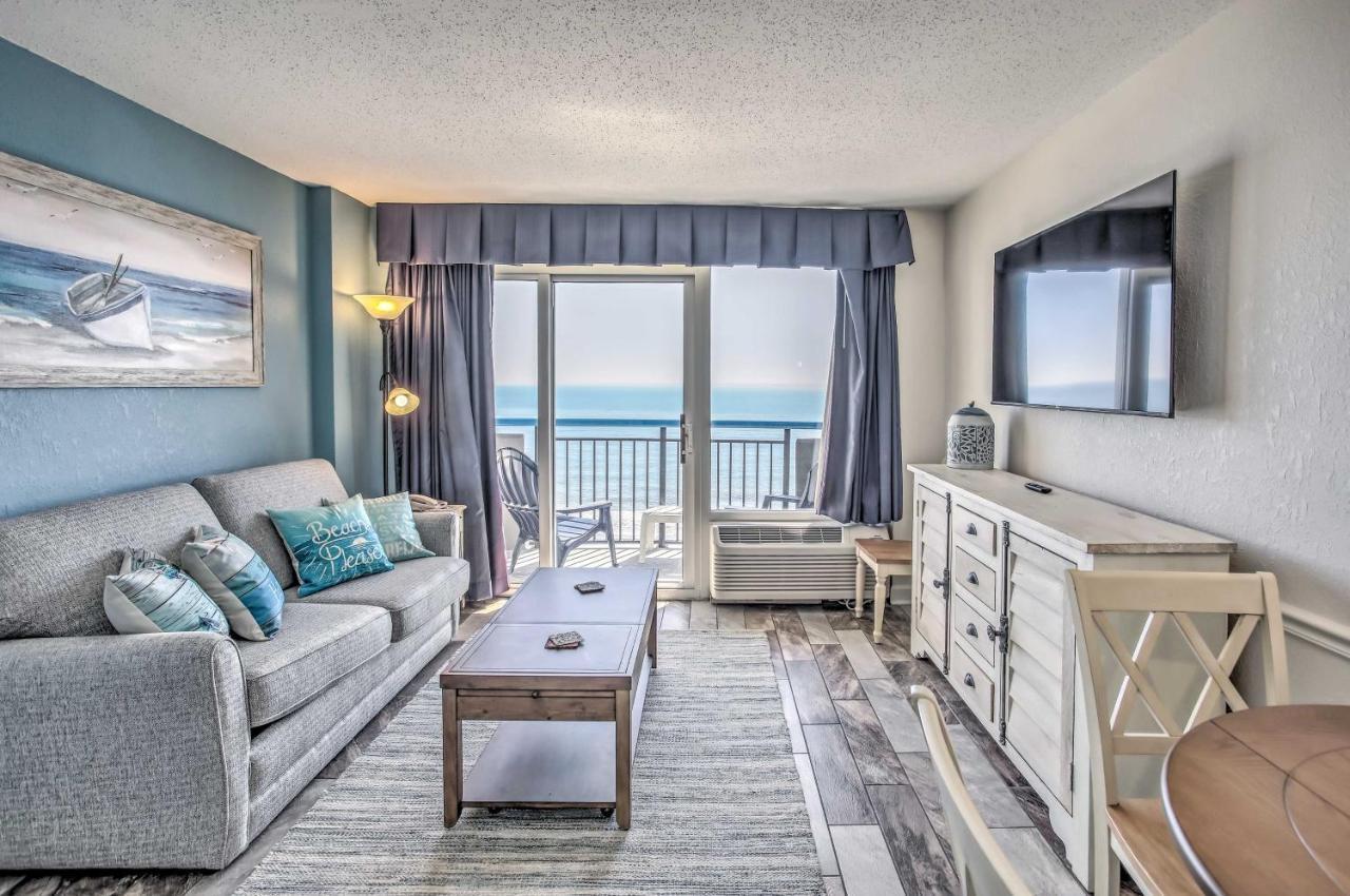 Airy Oceanfront Myrtle Beach Condo With Balcony Exterior foto