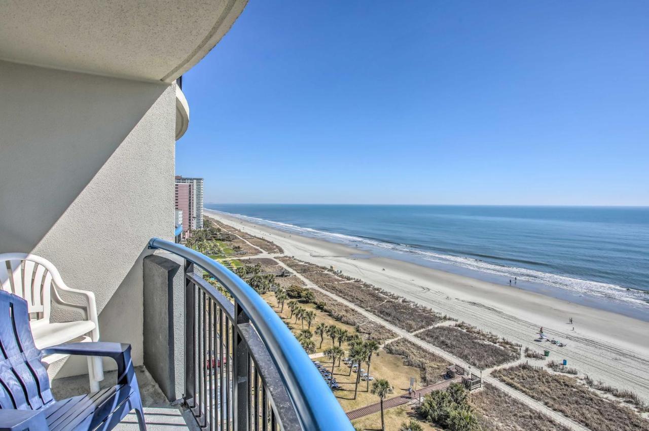 Airy Oceanfront Myrtle Beach Condo With Balcony Exterior foto
