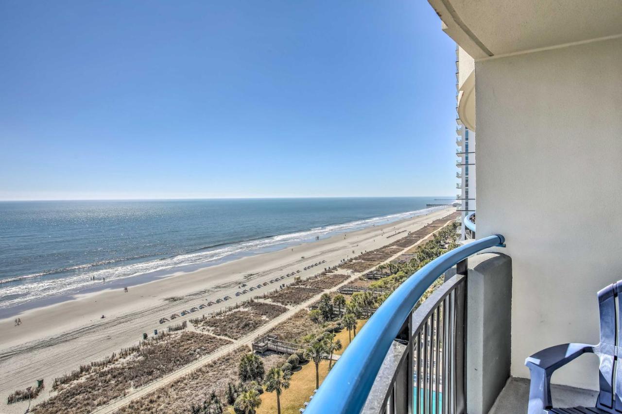 Airy Oceanfront Myrtle Beach Condo With Balcony Exterior foto