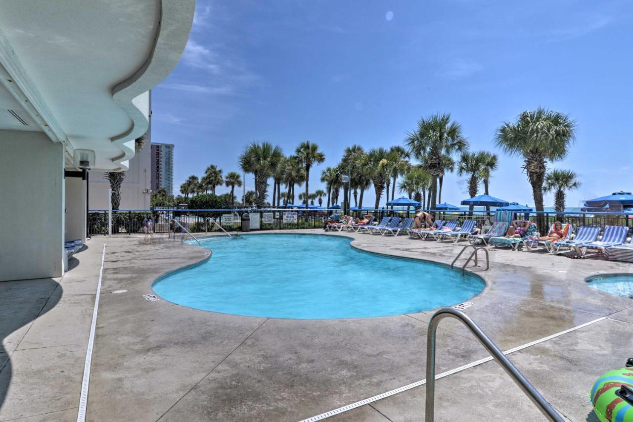Airy Oceanfront Myrtle Beach Condo With Balcony Exterior foto