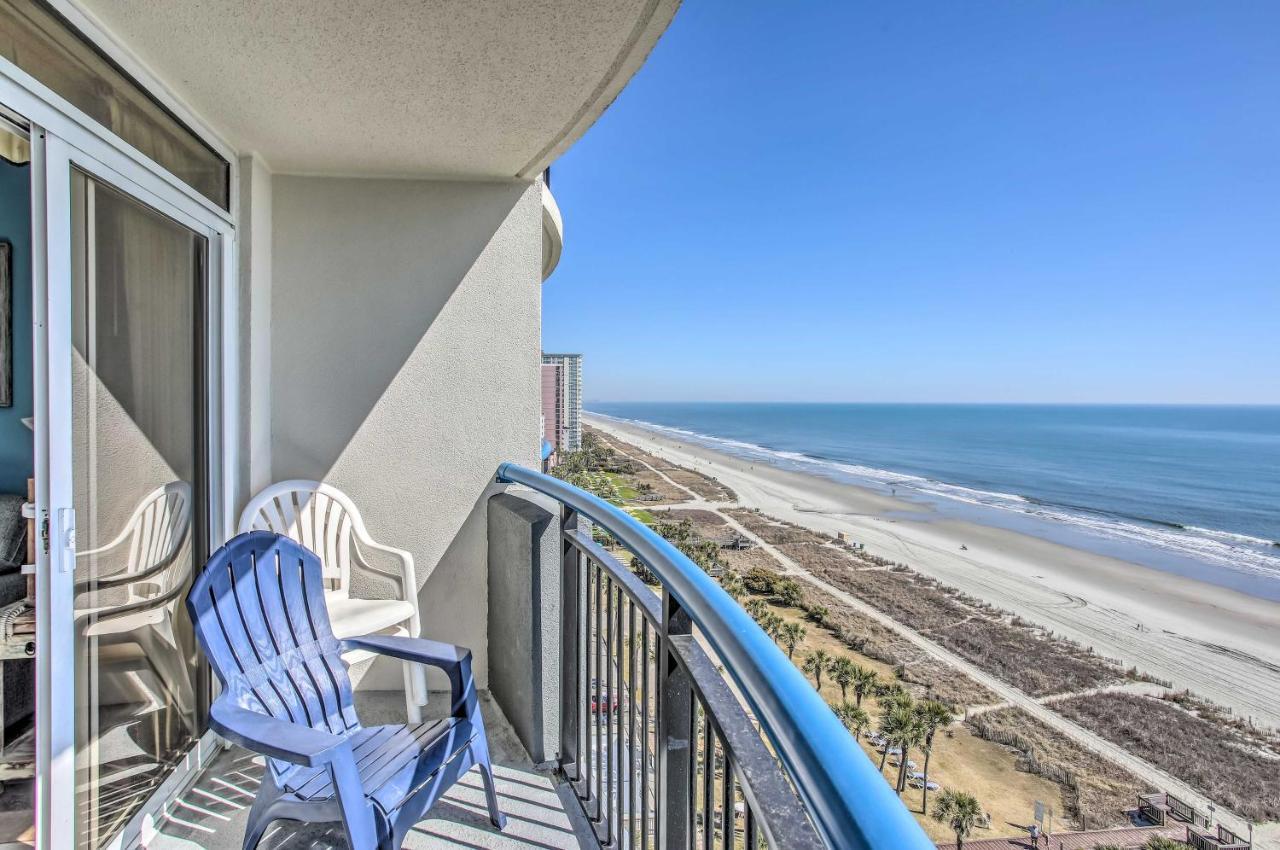 Airy Oceanfront Myrtle Beach Condo With Balcony Exterior foto